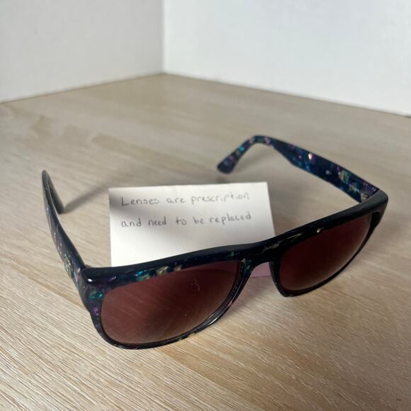 Vintage Givenchy Solaire Mod 122-305 Sunglasses FRAMES ONLY Multicolor France main image 6